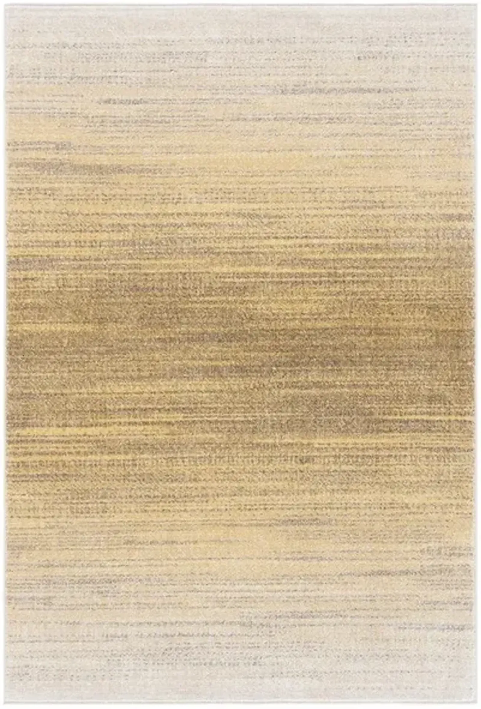 Adirondack Contemporary Gold / Ivory 5'-1" X 7'-6" Powerloomed Rug