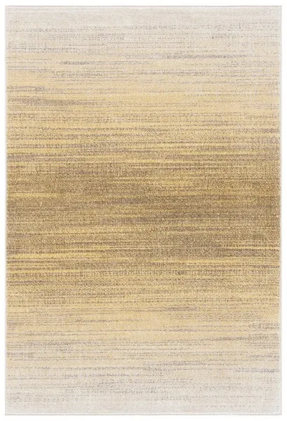 Adirondack Contemporary Gold / Ivory 5'-1" X 7'-6" Powerloomed Rug