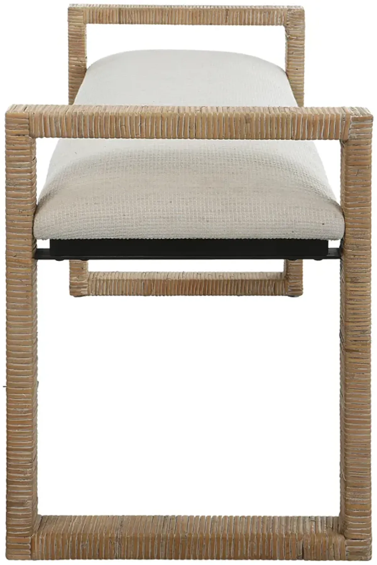 Areca Coastal Rattan Bench