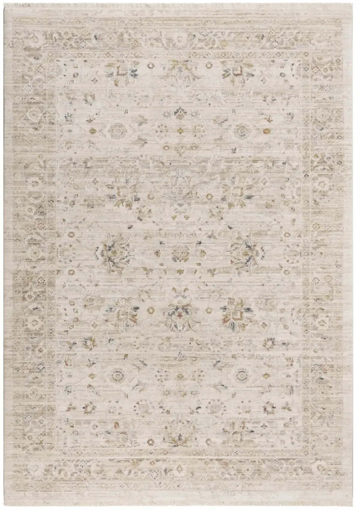 Iconic Natural  Persian/Classic Polyester/Propylene 7'10" x 9'10" Rectangle Rug