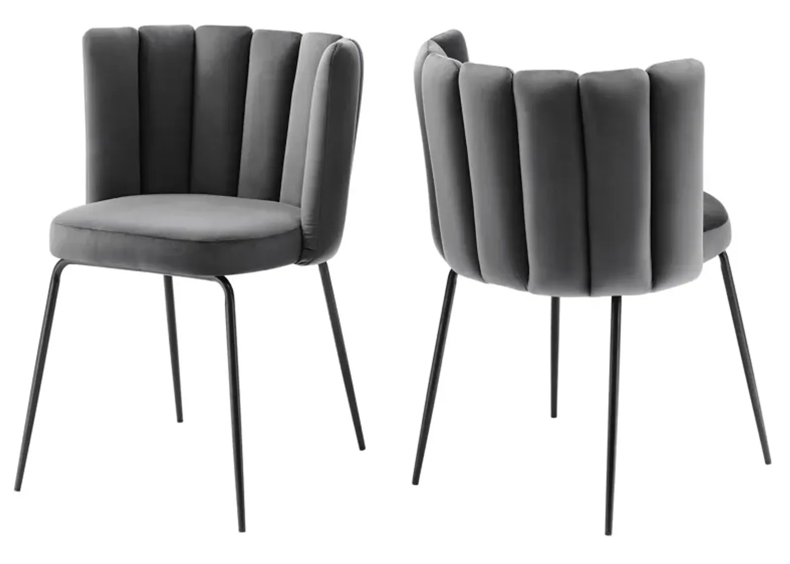 Virtue Performance Velvet Dining Chair Set of 2