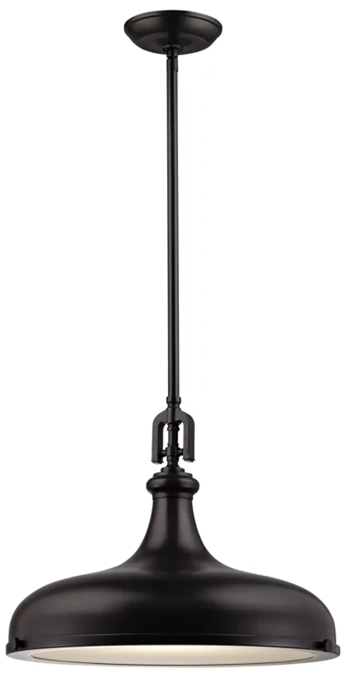 Rutherford 18" Wide 1-Light Pendant - Oil Rubbed Bronze