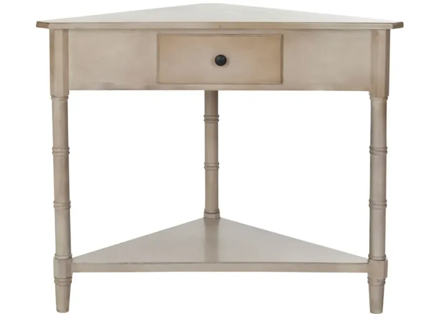 GOMEZ CORNER TABLE WITH STORAGE DRAWER