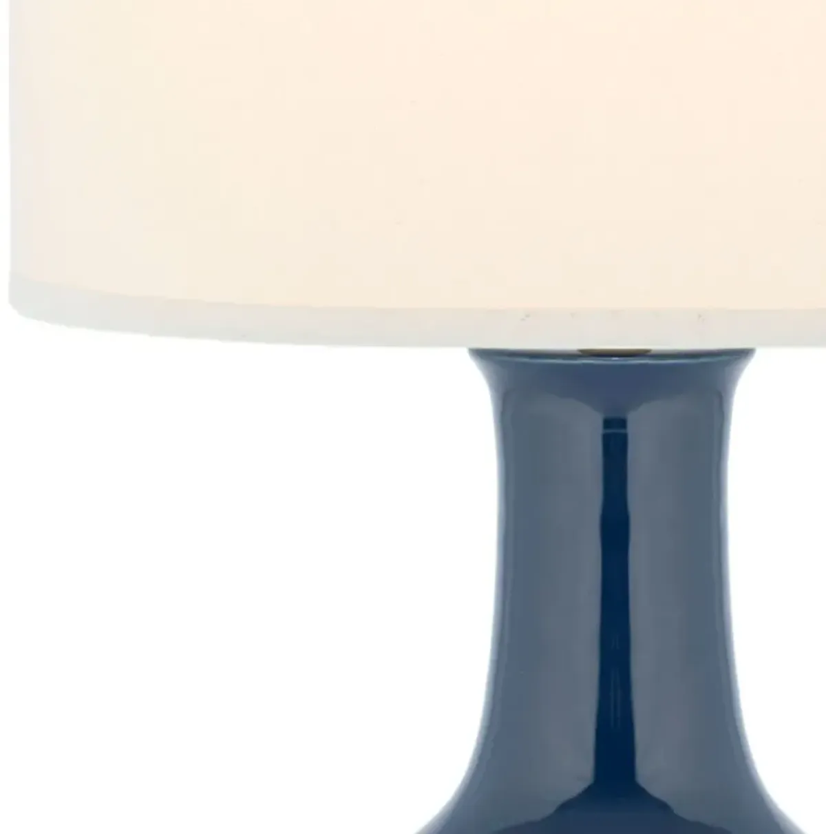 Navy 27.5-Inch H Blue Ceramic Paris Lamp