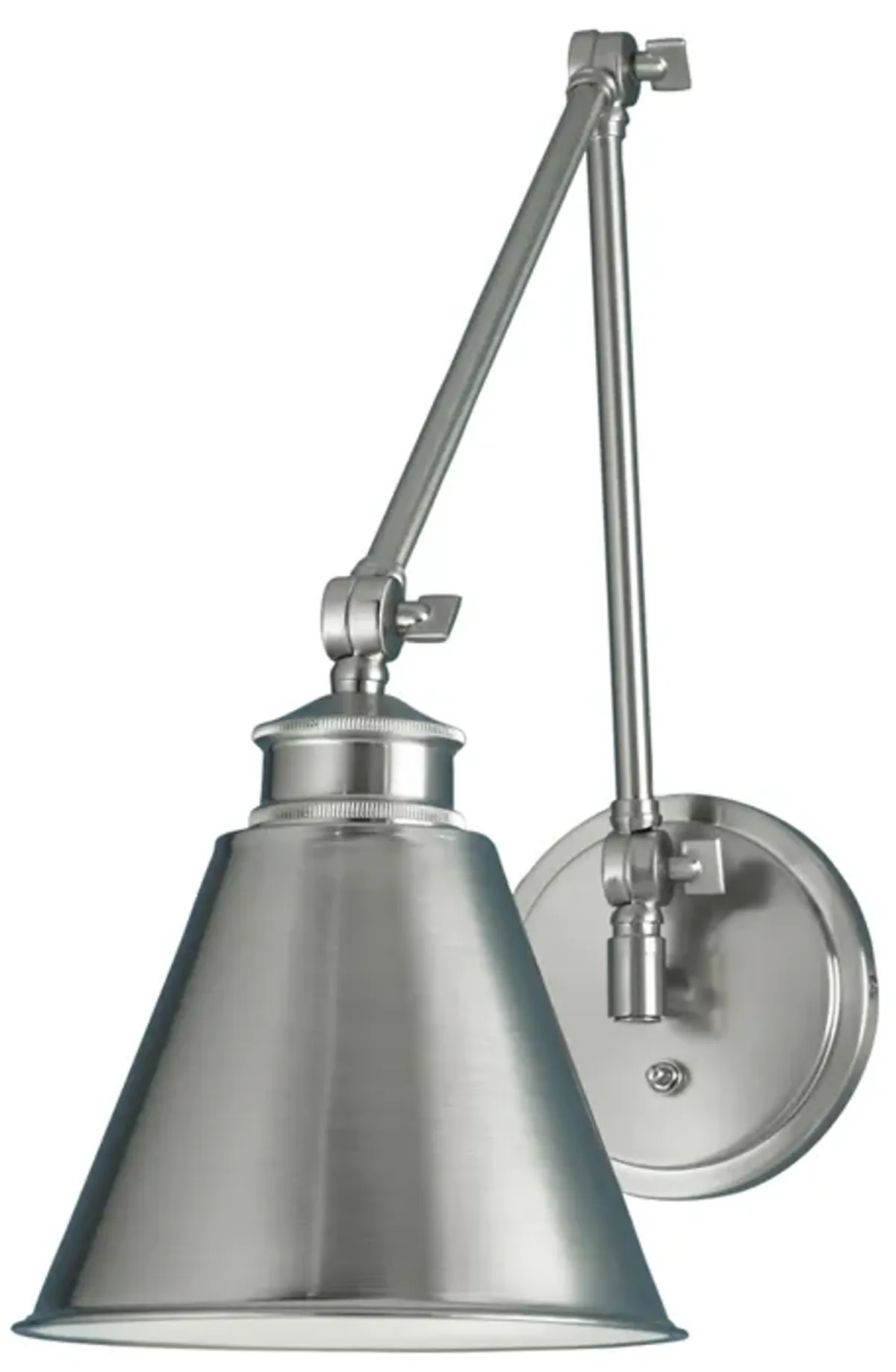 Aidan Moveable Sconce - Brushed Nickel