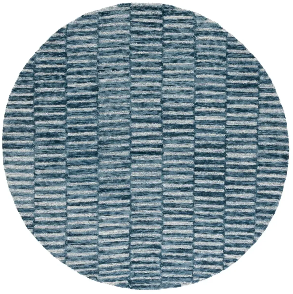 EBONY 751 NAVY  6' x 6' Round Round Rug