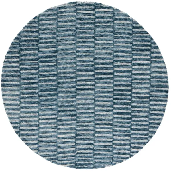 EBONY Hand Tufted 6' x 6' Round area rug