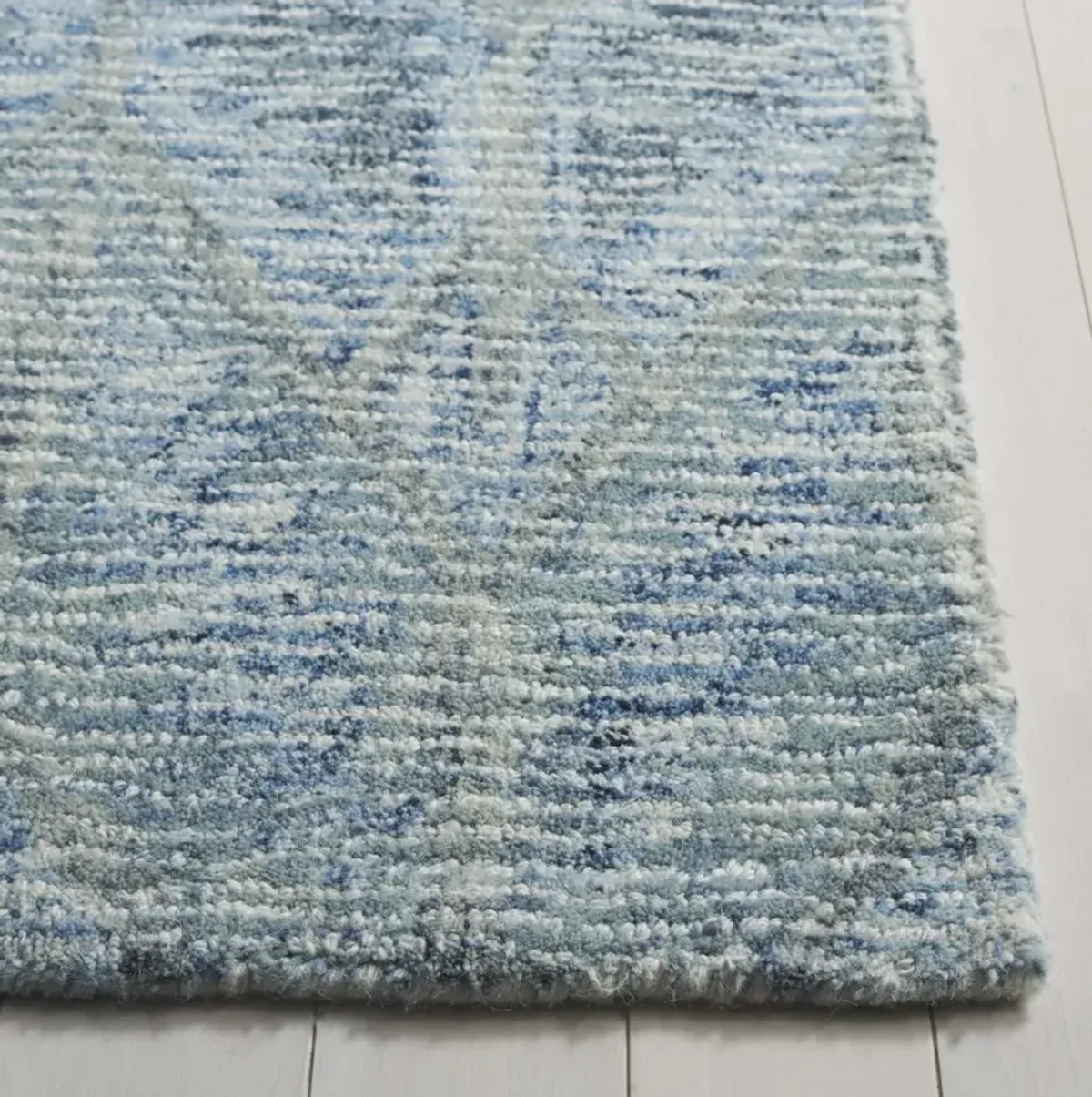 EBONY 909 LIGHT BLUE 2'-3' x 9' Runner Rug