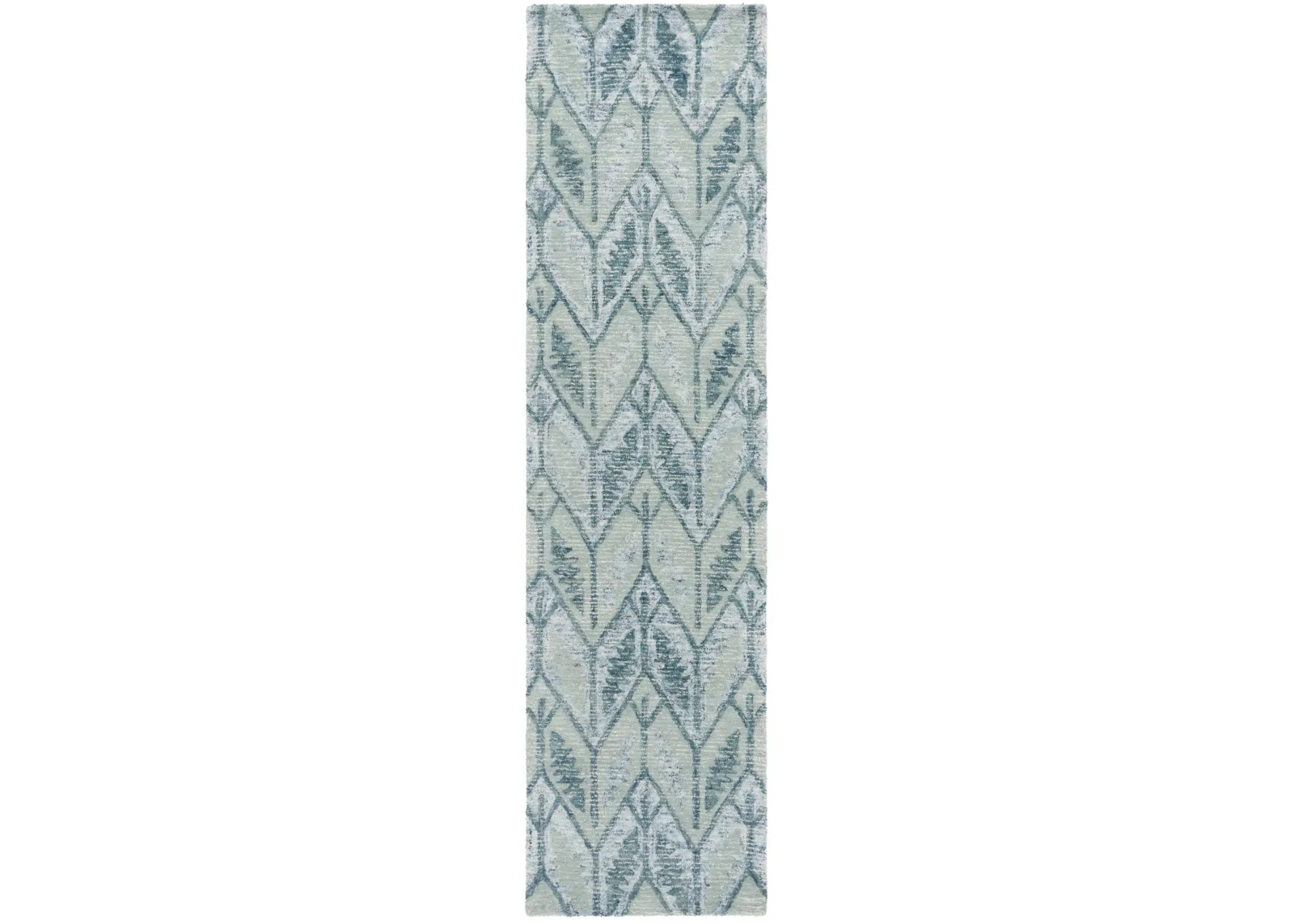 EBONY 909 LIGHT BLUE 2'-3' x 9' Runner Rug