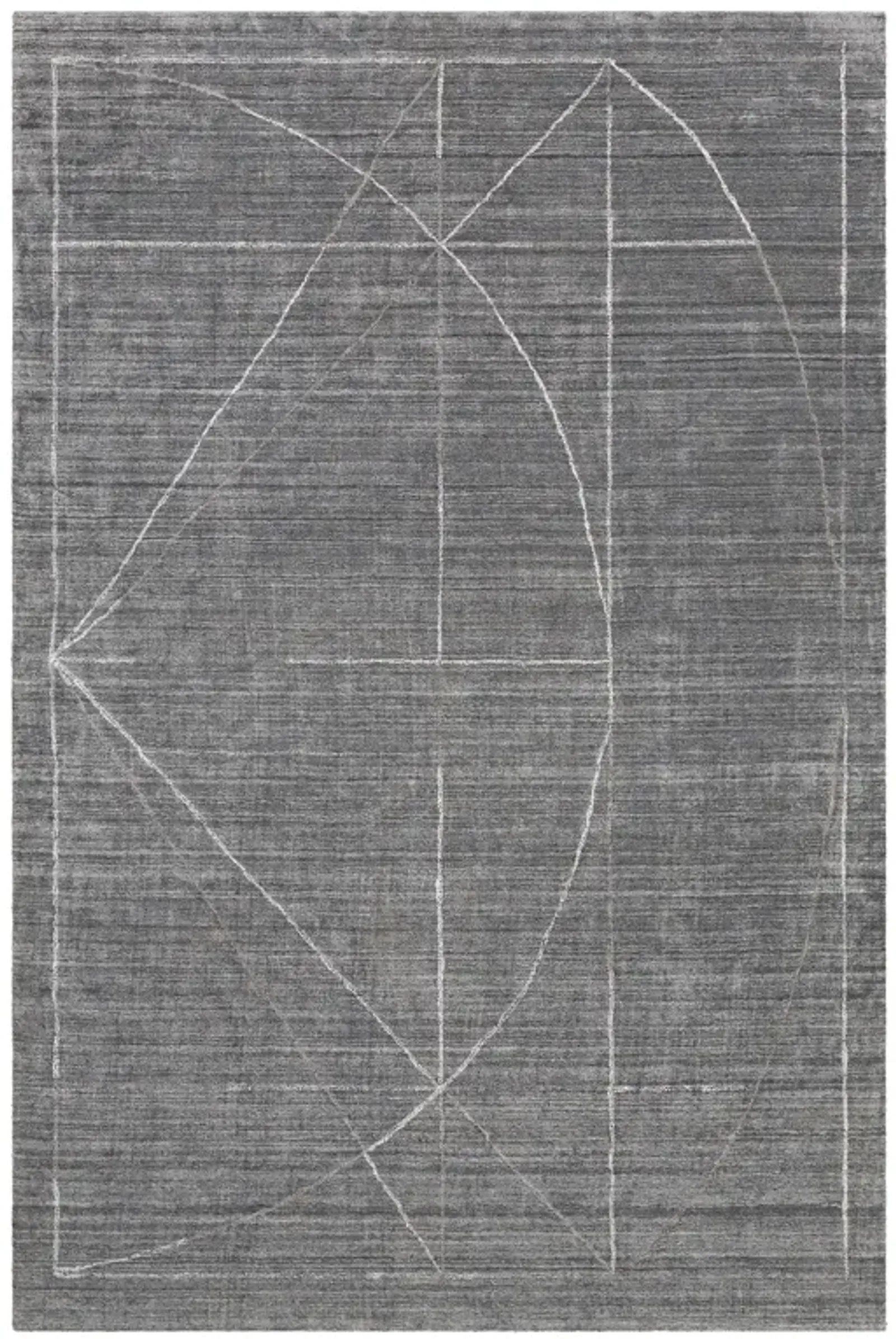 Uttermost Costilla Modern Gray 6 X 9 Rug