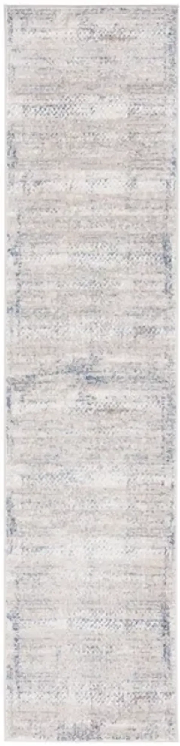 PRESTIGE 114 Blue 2'-3' X 8' Runner Rug