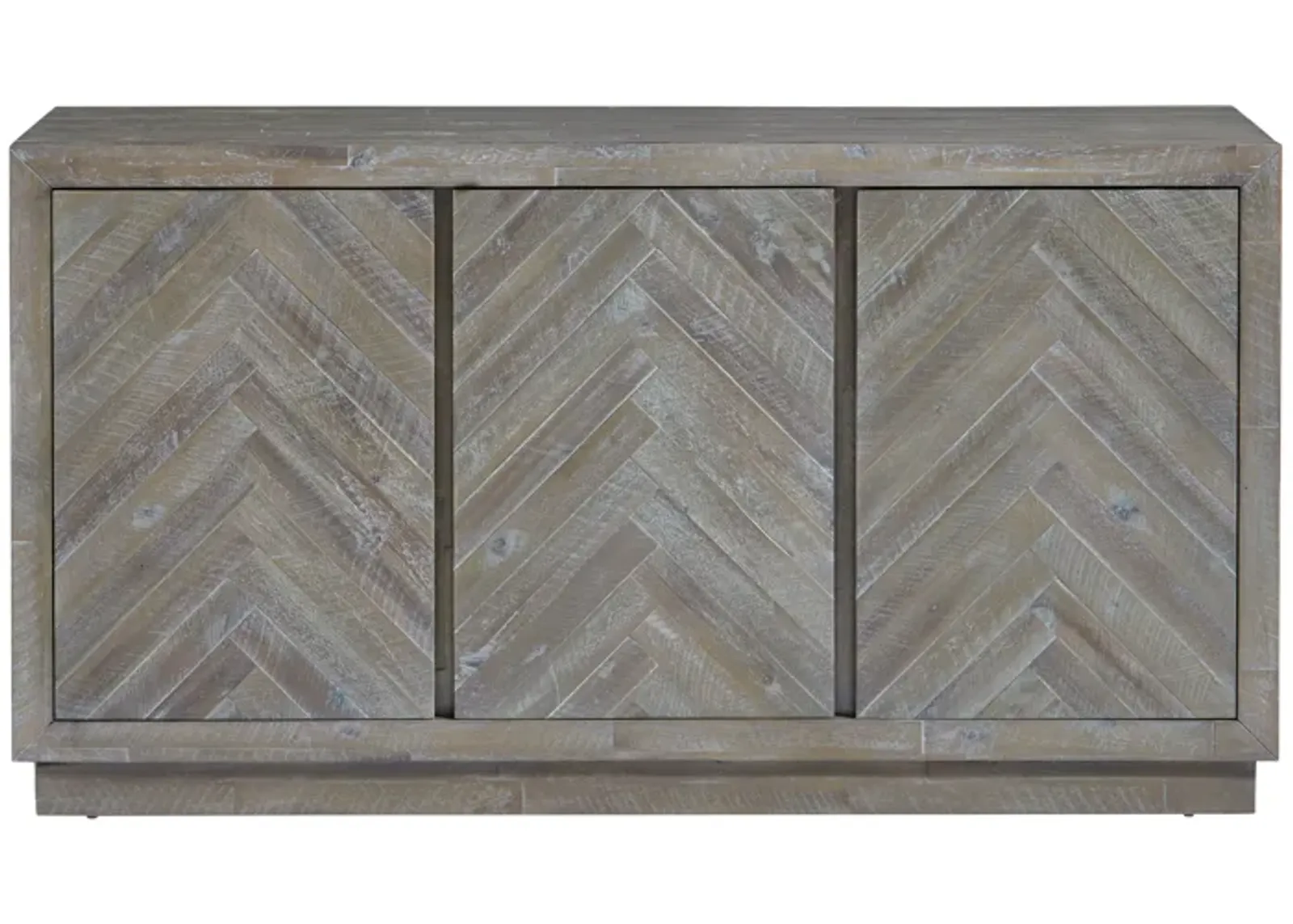 Herringbone Three Door Sideboard