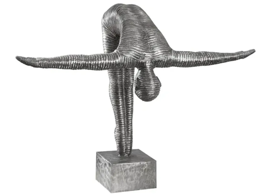 Diving Sculpture, Aluminum, Small