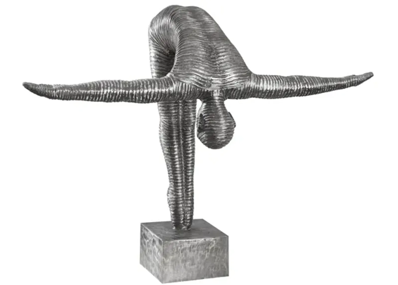 Diving Sculpture, Aluminum, Small