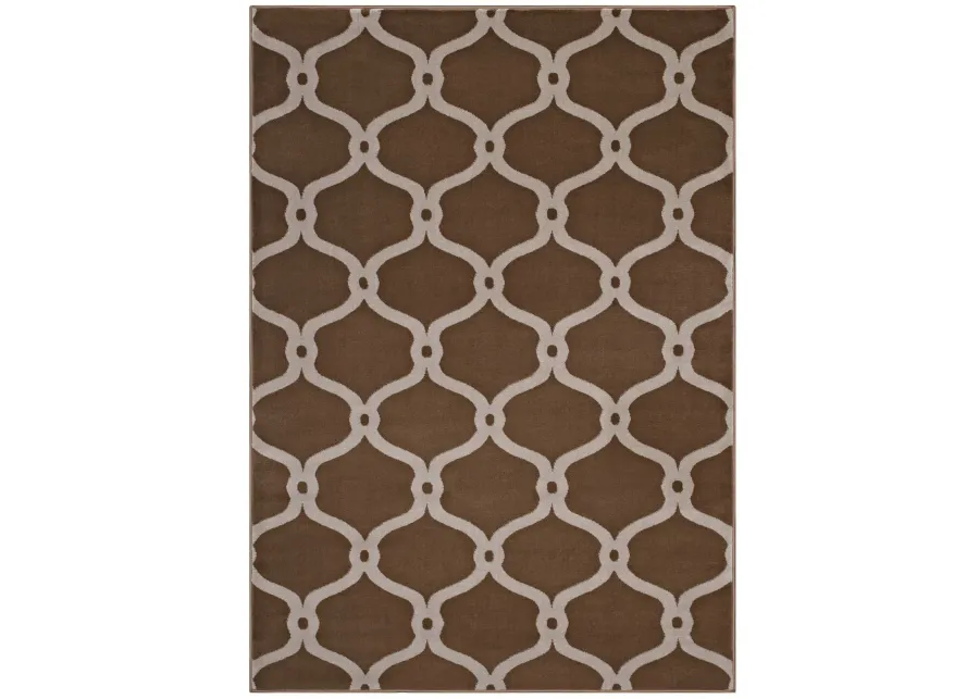 Beltara Chain Link Transitional Trellis 8x10 Area Rug