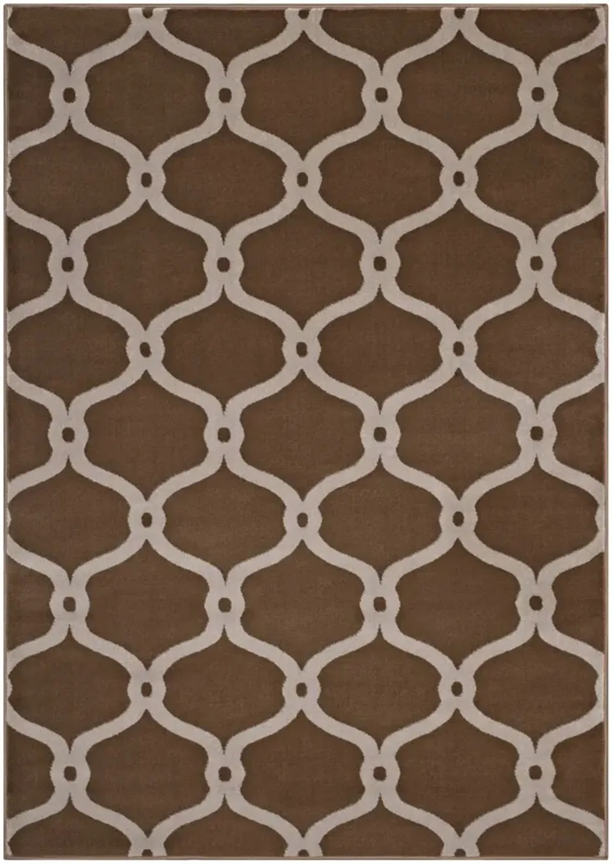 Beltara Chain Link Transitional Trellis 8x10 Area Rug