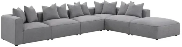 Jennifer 6-Piece Tight Seat Modular Sectional 