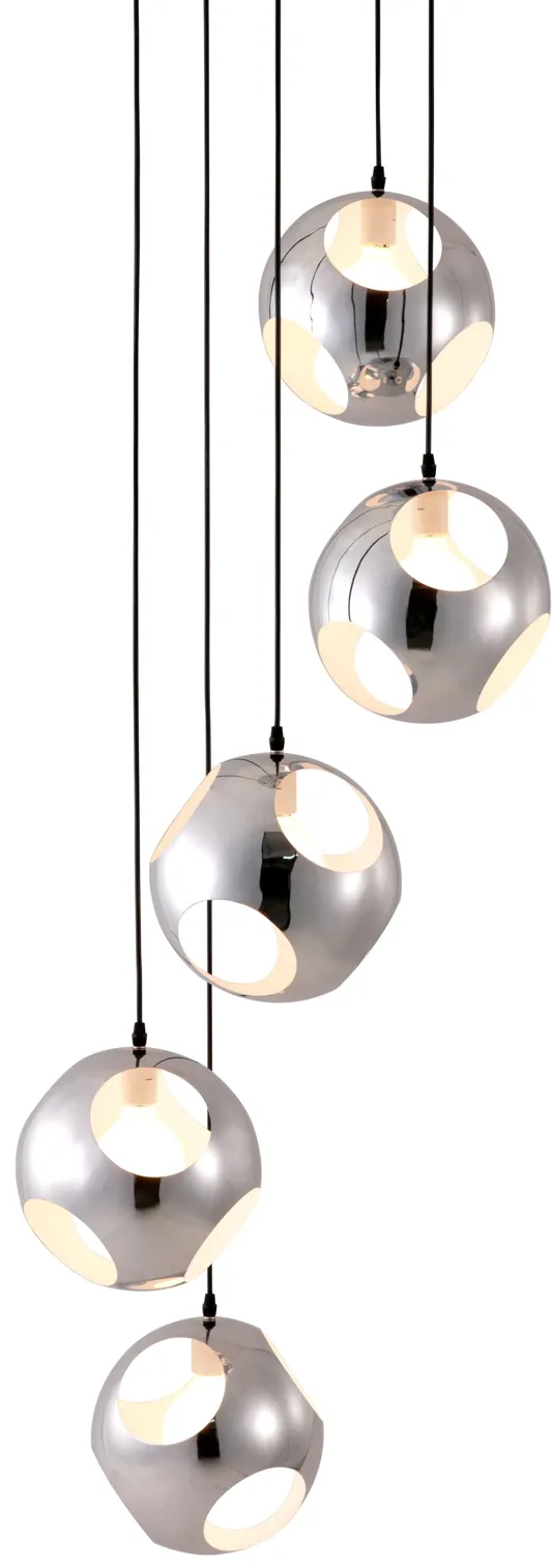 Meteor Shower Ceiling Lamp Chrome