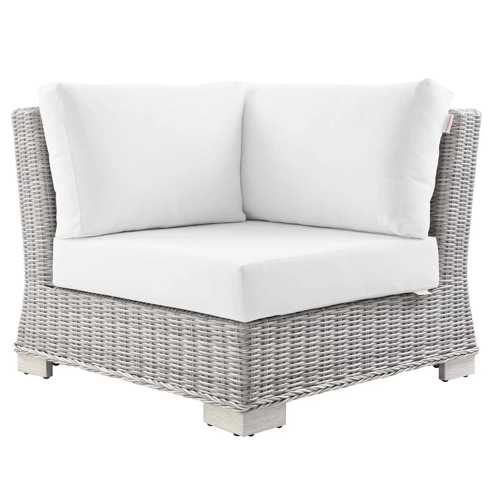 Conway Outdoor Patio Wicker Rattan Corner Chair