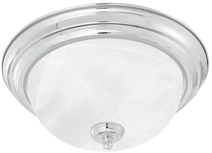 Ceiling Essentials 16" Wide 3-Light Flush Mount - Brushed Nickel