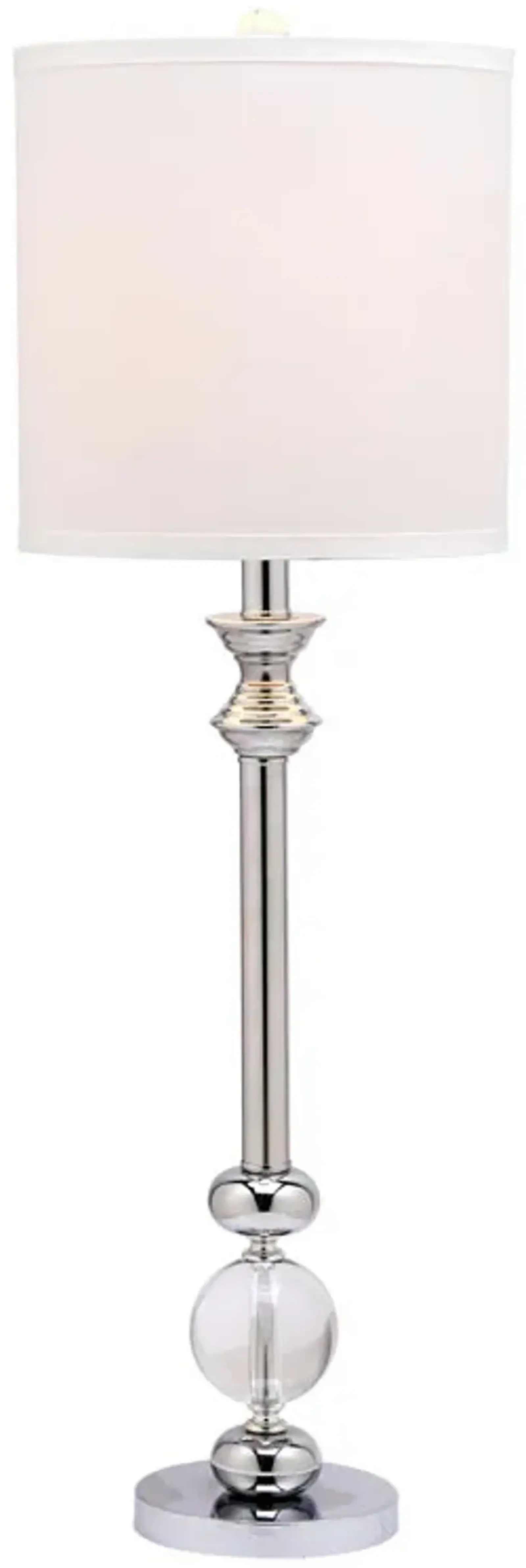 ERICA, 31 INCH, CRYSTAL, CRYSTAL/IRON TABLE LAMP SET OF 2 W/ USB PORT?