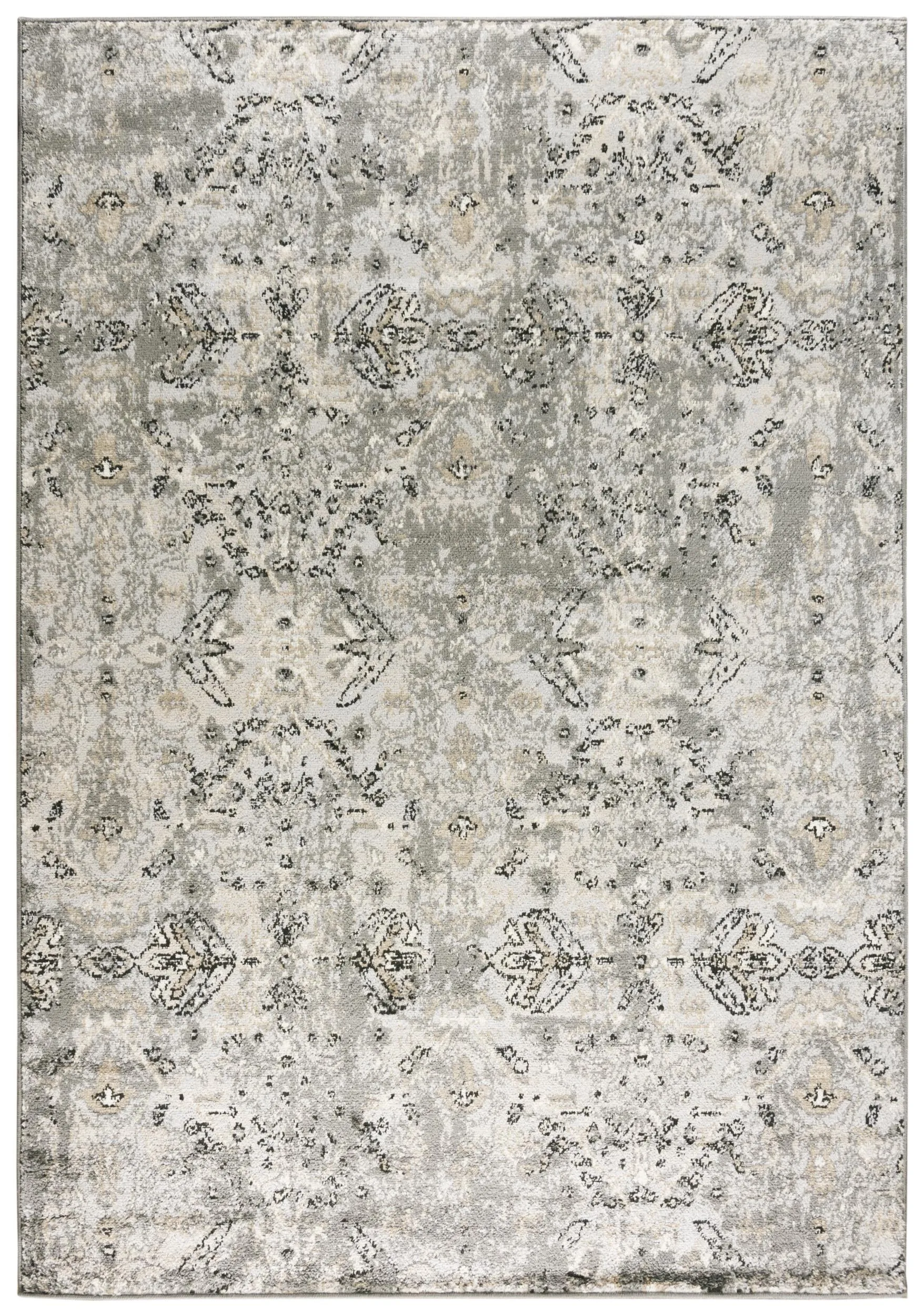 Palace D. Gray  Polypropylene  8'0"x9'6" Rectangle Rug