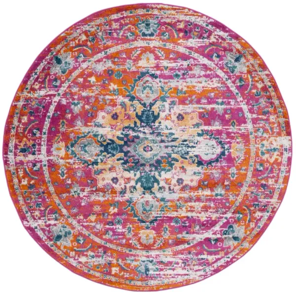 MADISON 154 FUCHSIA  9' x 9' Round Round Rug