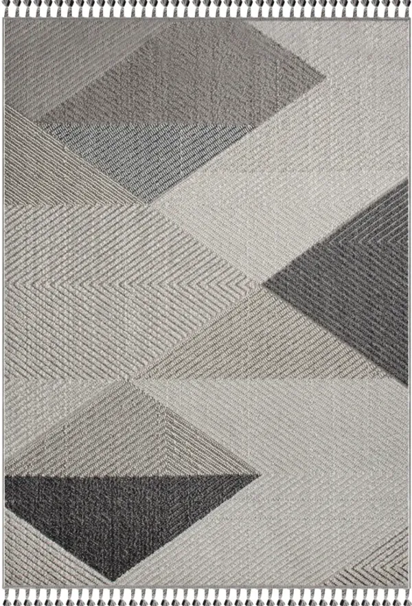 AMBROSE GREY MIX Rectangle 7'10" x 10'2" ft Rug