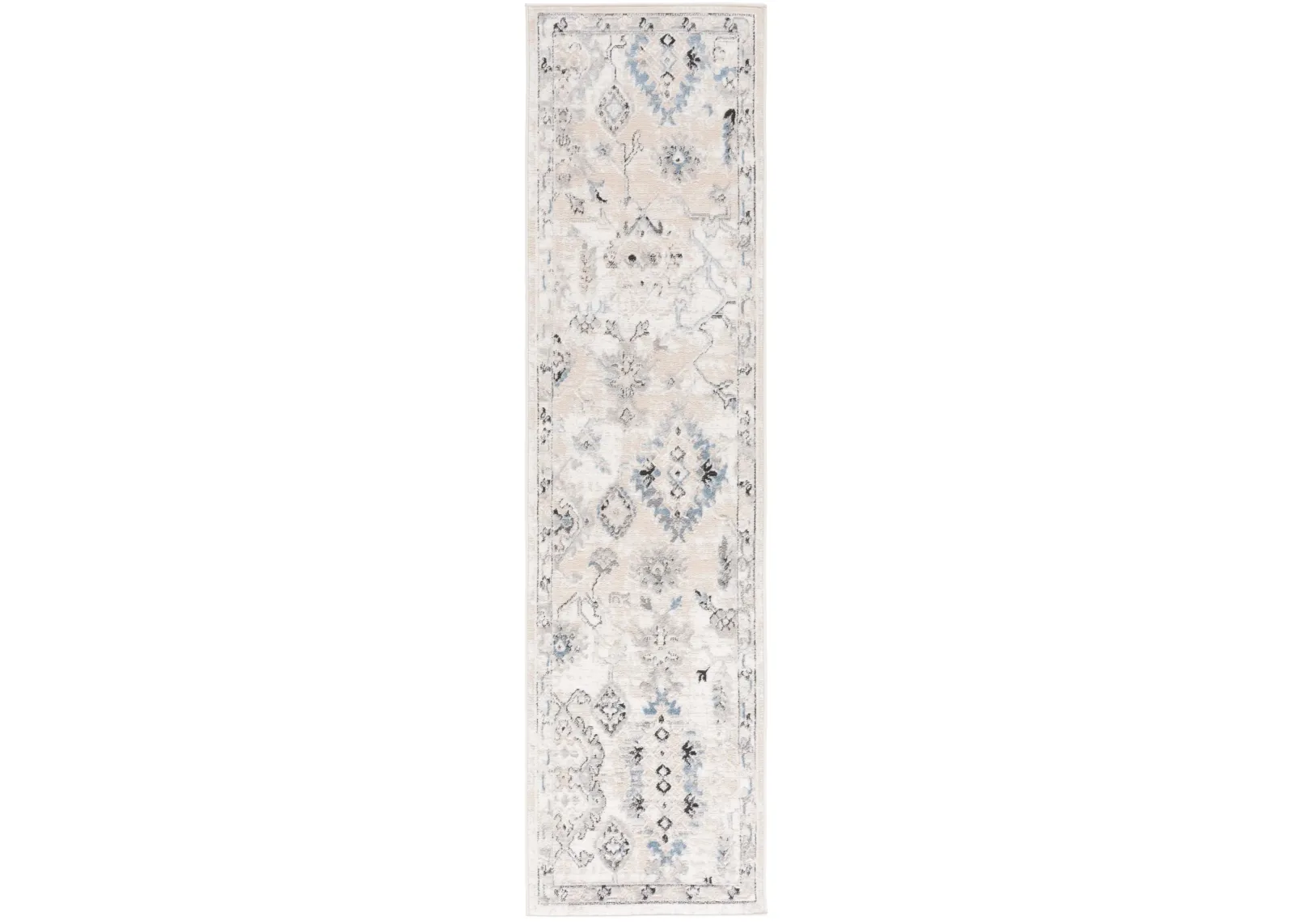 QUINCY 106 IVORY  2'-2' x 8' Runner Rug