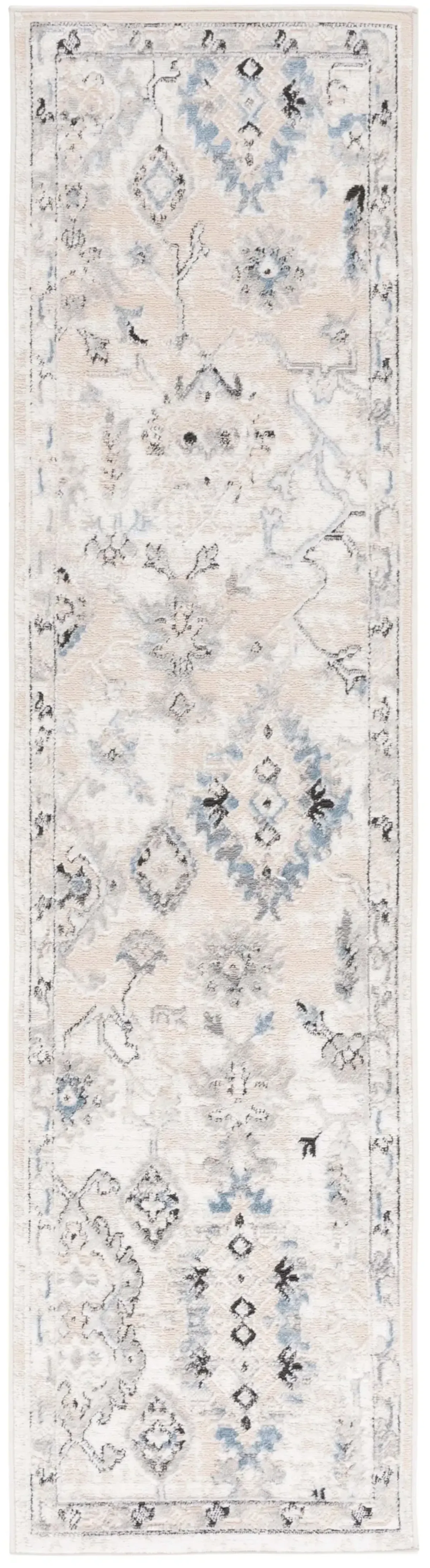 QUINCY 106 IVORY  2'-2' x 8' Runner Rug