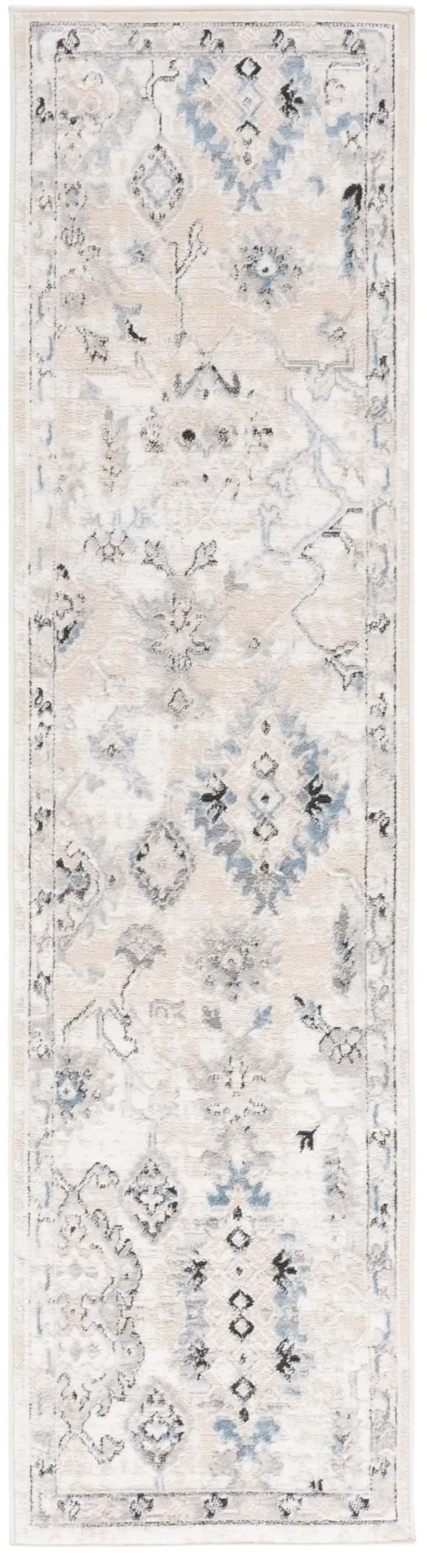 QUINCY 106 IVORY  2'-2' x 8' Runner Rug