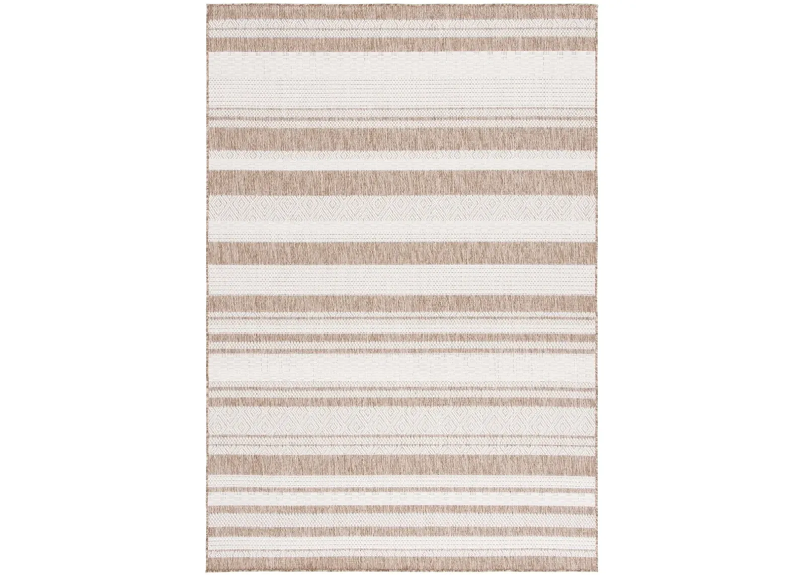 BEACH HOUSE 410 BROWN  4' x 6' Small Rectangle Rug