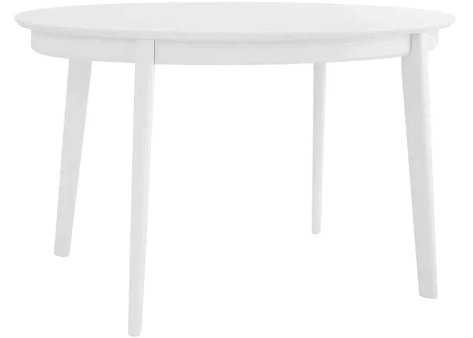 Atle 54"x34" Oval Dining Table in Matte White