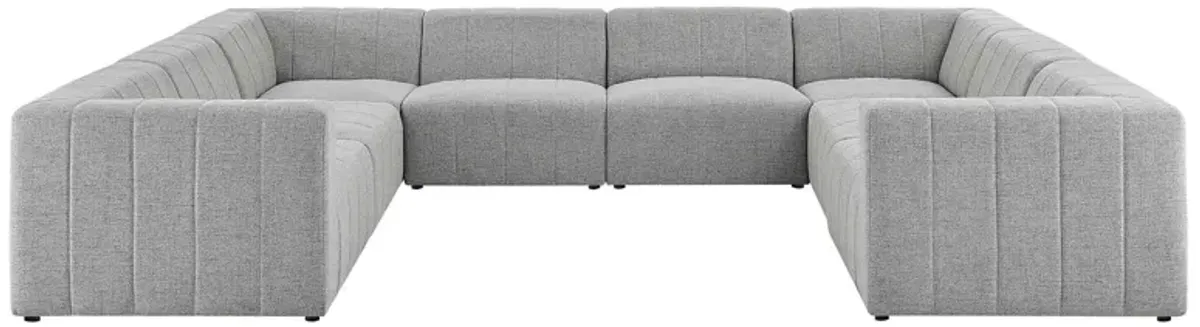 Bartlett Upholstered Fabric 8-Piece Sectional Sofa