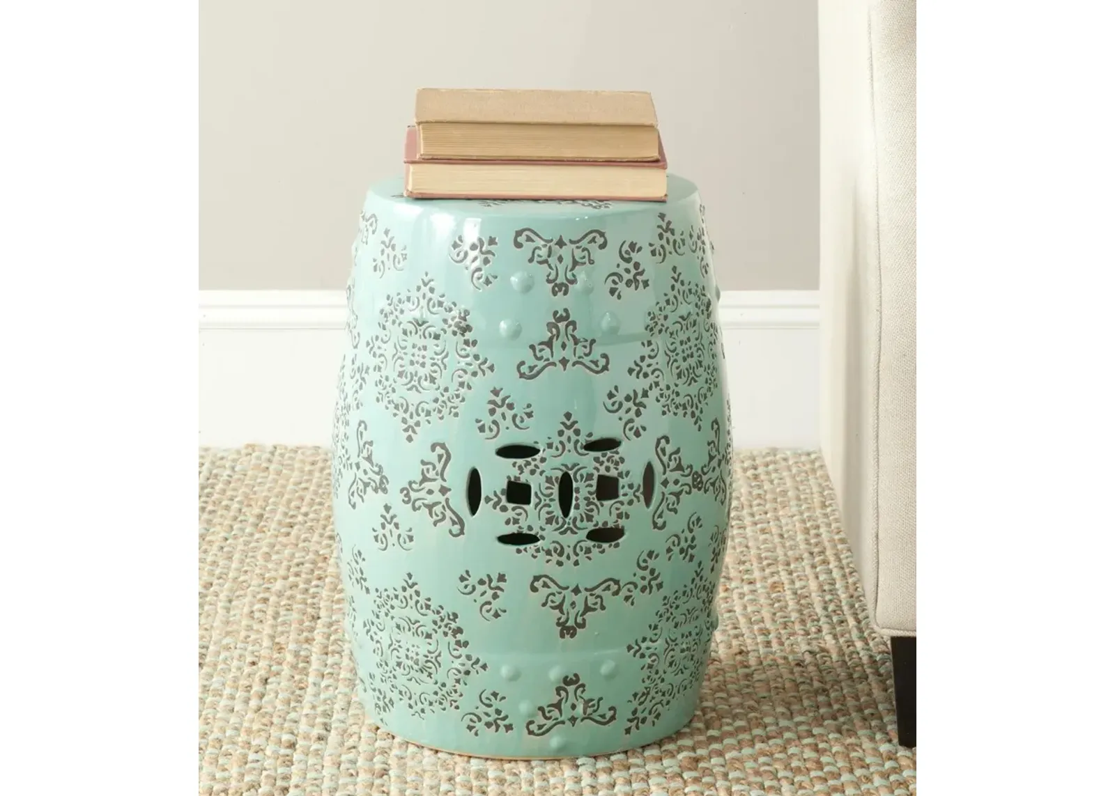 Medallion Garden Stool