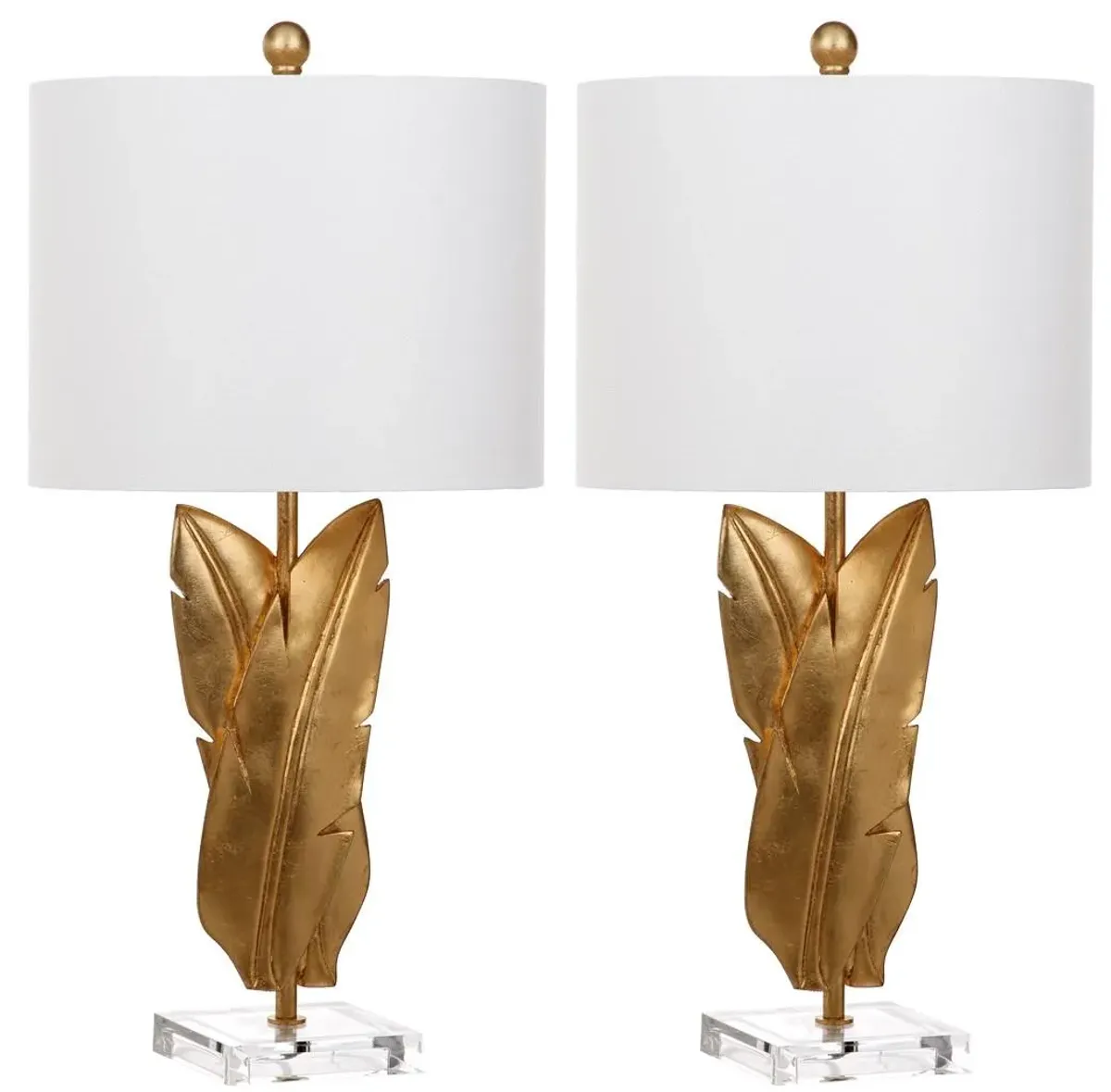 Aerin 25.5-Inch H Wings Table Lamp - Set of 2