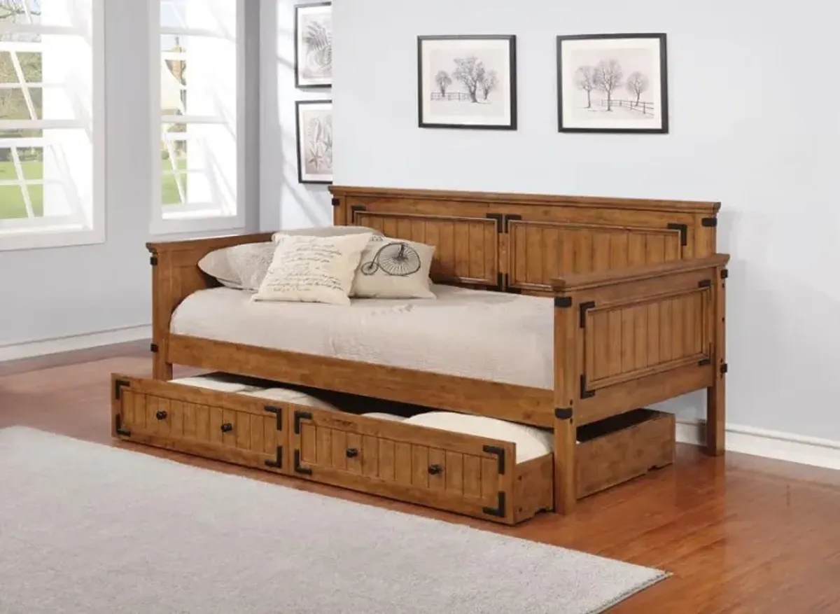 Oakdale Twin Daybed Rustic Honey