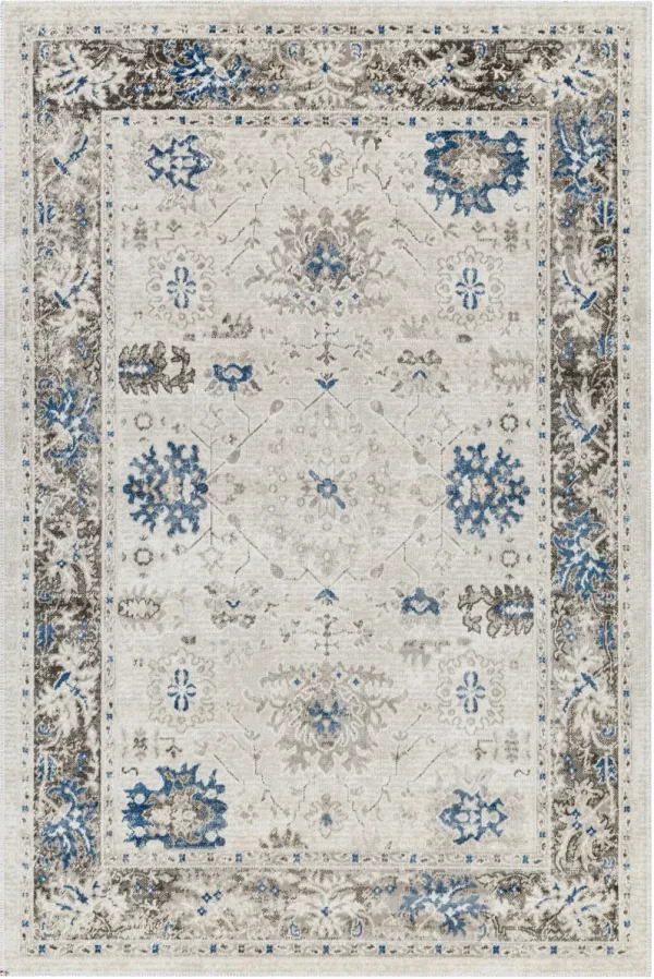 Basel BOS-2306 2'1" x 3'9" Machine Woven Rug
