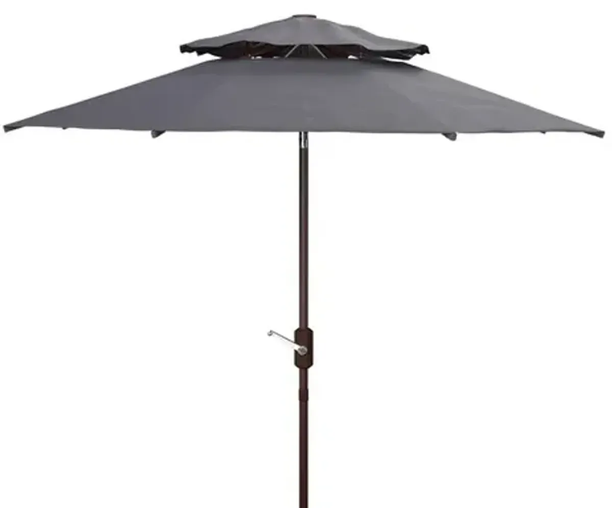 Athens 9' Double Top Crank Umbrella