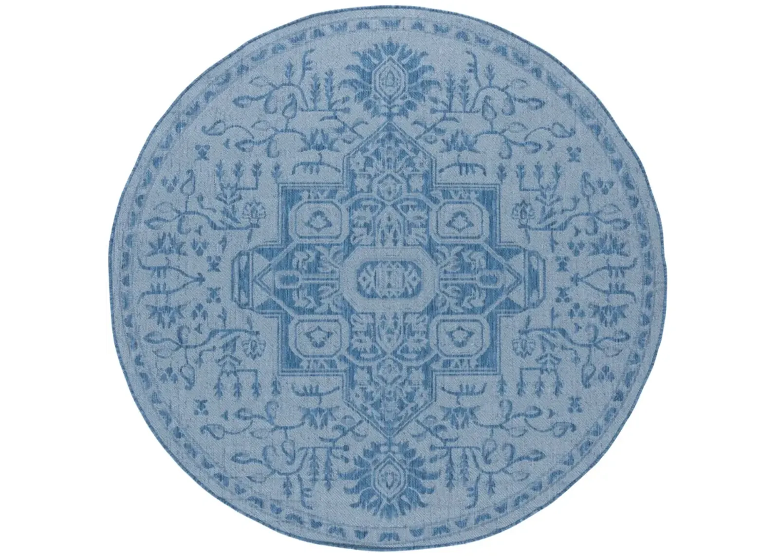 BERMUDA 841 NAVY 6'-7' X 6'-7' Round Round Rug