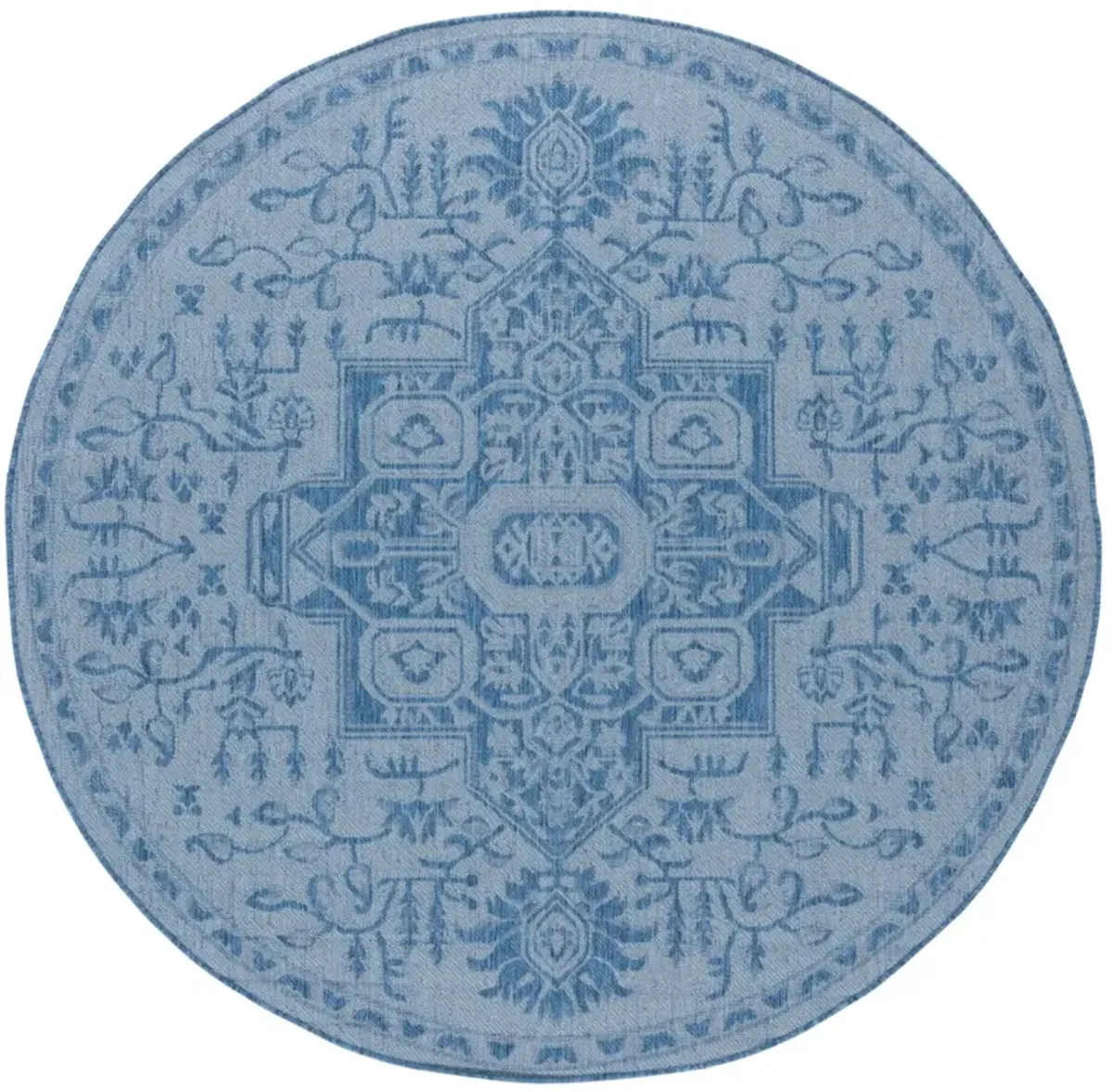 BERMUDA 841 NAVY 6'-7' X 6'-7' Round Round Rug