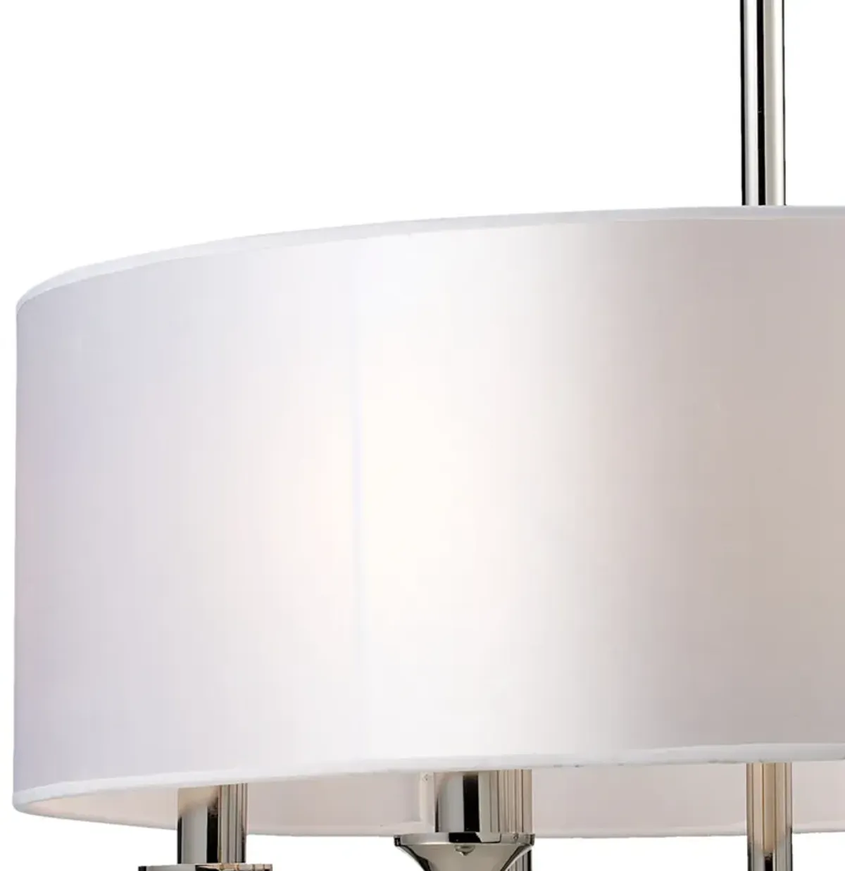 Pembroke 24" Wide 6-Light Chandelier - Polished Nickel