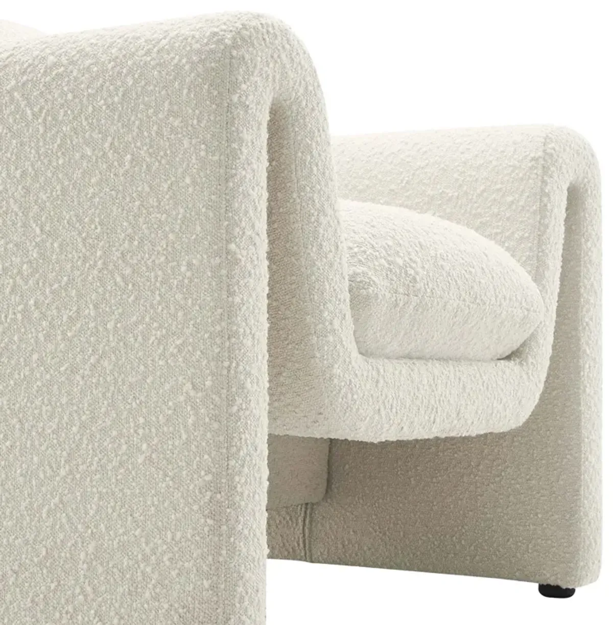 Waverly Boucle Upholstered Armchair