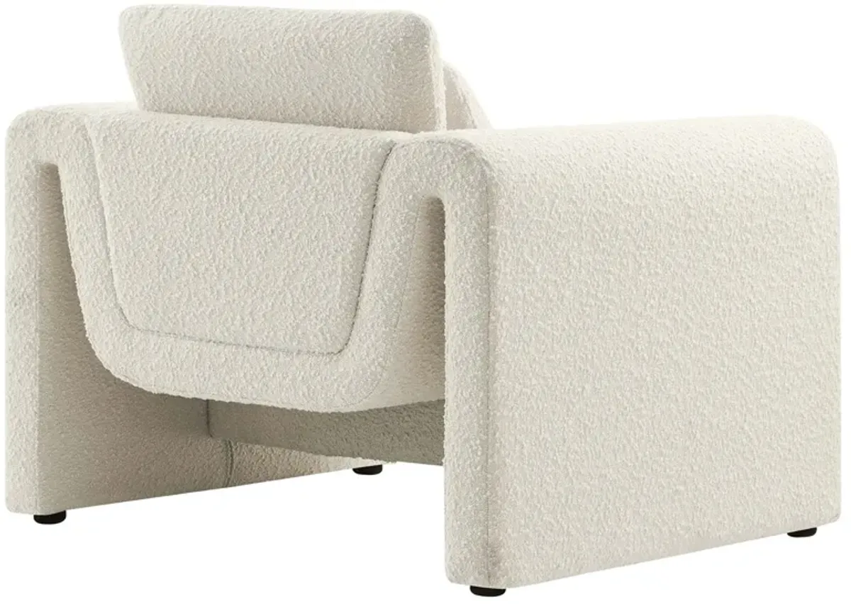 Waverly Boucle Upholstered Armchair