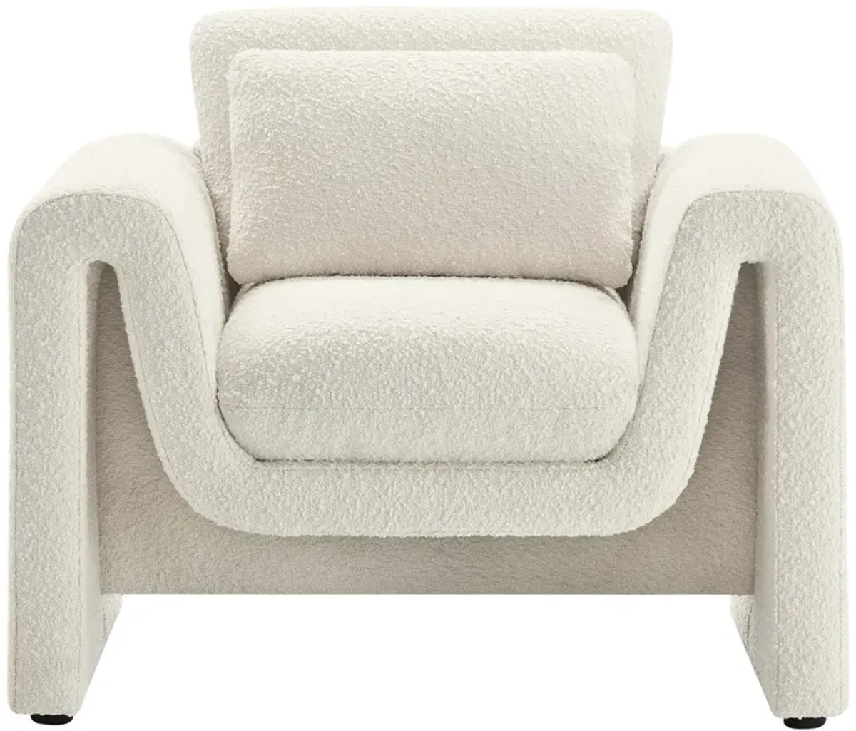 Waverly Boucle Upholstered Armchair