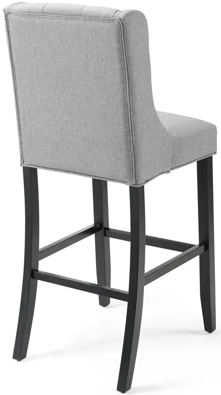 Baronet Tufted Button Upholstered Fabric Bar Stool