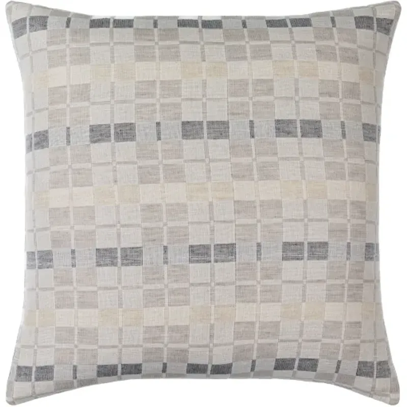 Divya DVY-001 22"L x 22"W Accent Pillow