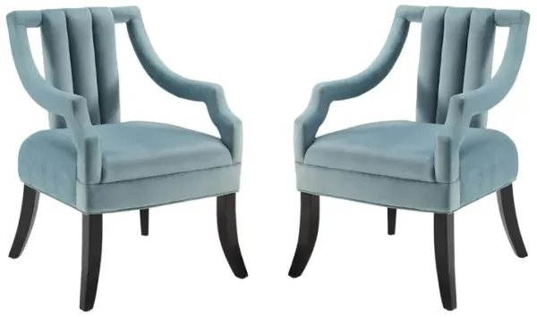 Harken Accent Chair Performance Velvet Set of 2