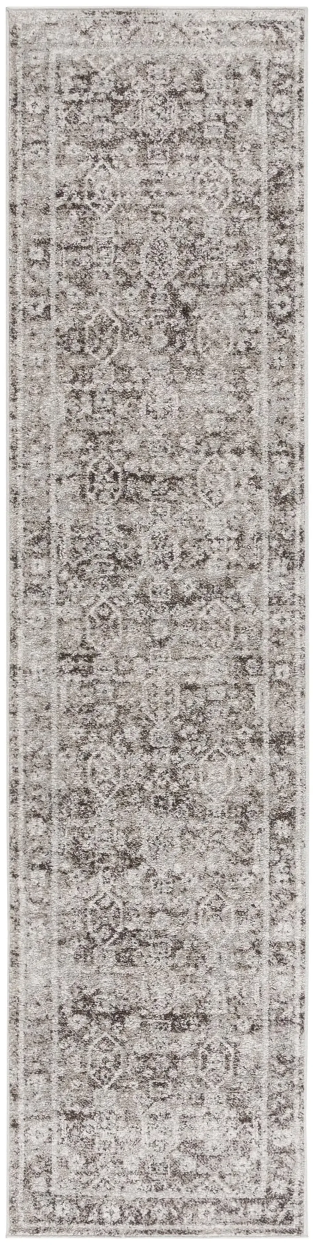 VINTAGE TABRIZ 202 GREY  2' x 8' Runner Rug