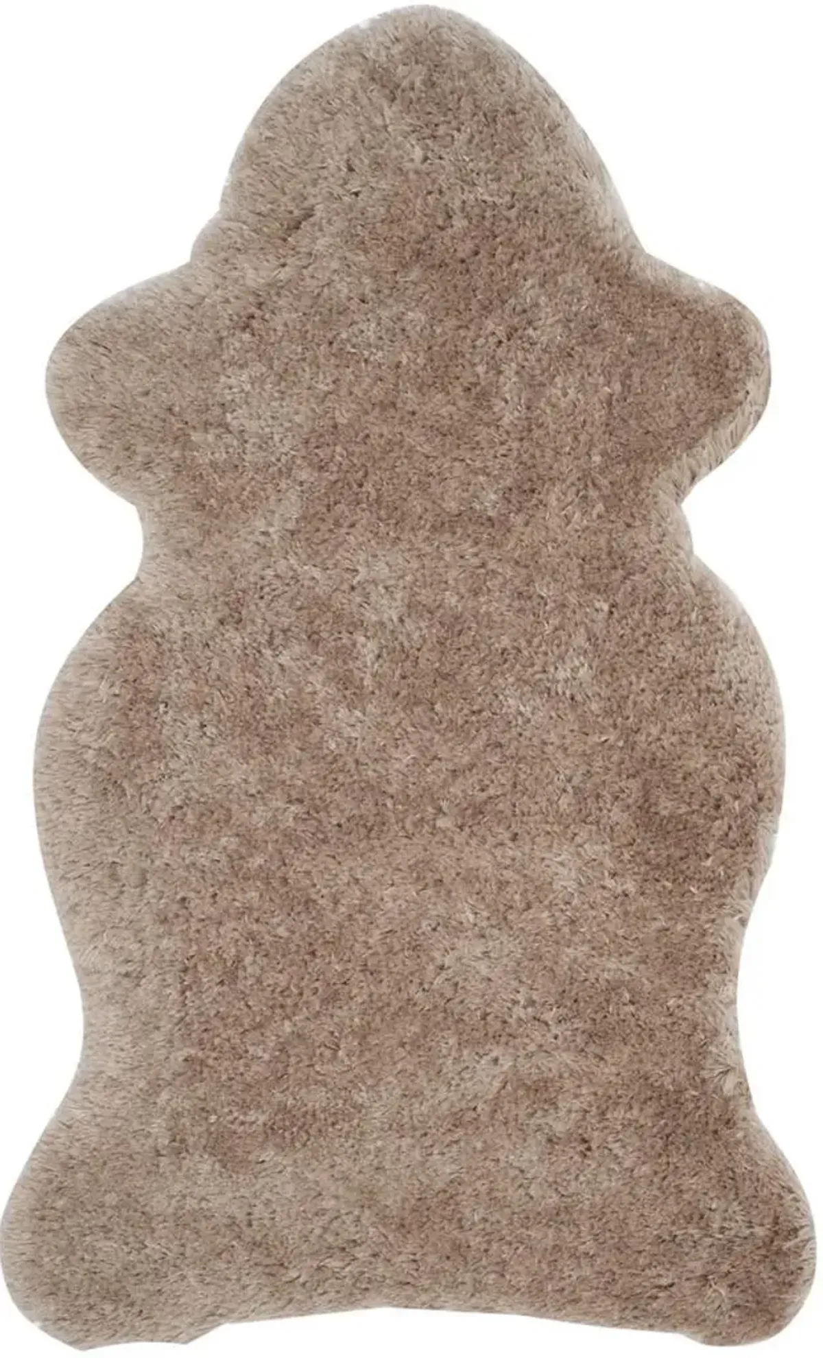 ARCTIC SHAG Brown 2' X 3' Accent Rug